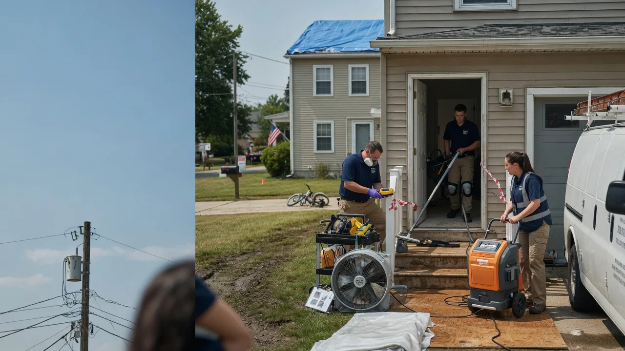 Water Damage Repair in Pigeon Falls, WI near me
